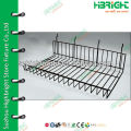 Black Wire 22" Slat Flat Shelf